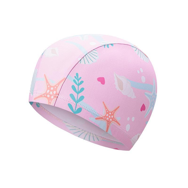 Swim Hat Silicone - Kids Cartoon Swim Cap Elastic Waterproof