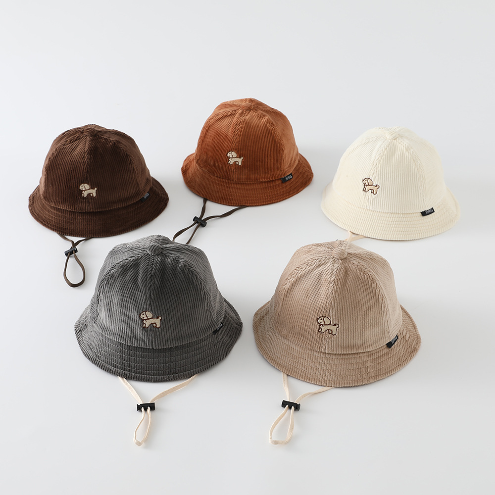 Kids Corduroy Outdoor Leisure  - Bucket Hat Cotton ulasan dan harga