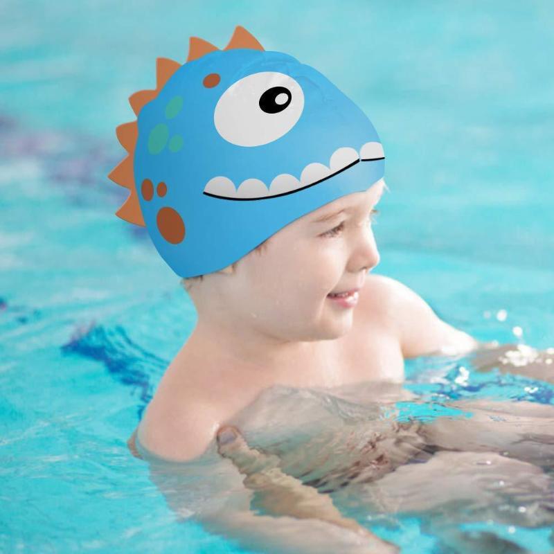 New Cartoon Silicone Swimming  - Swim Hat Silicone ulasan dan harga