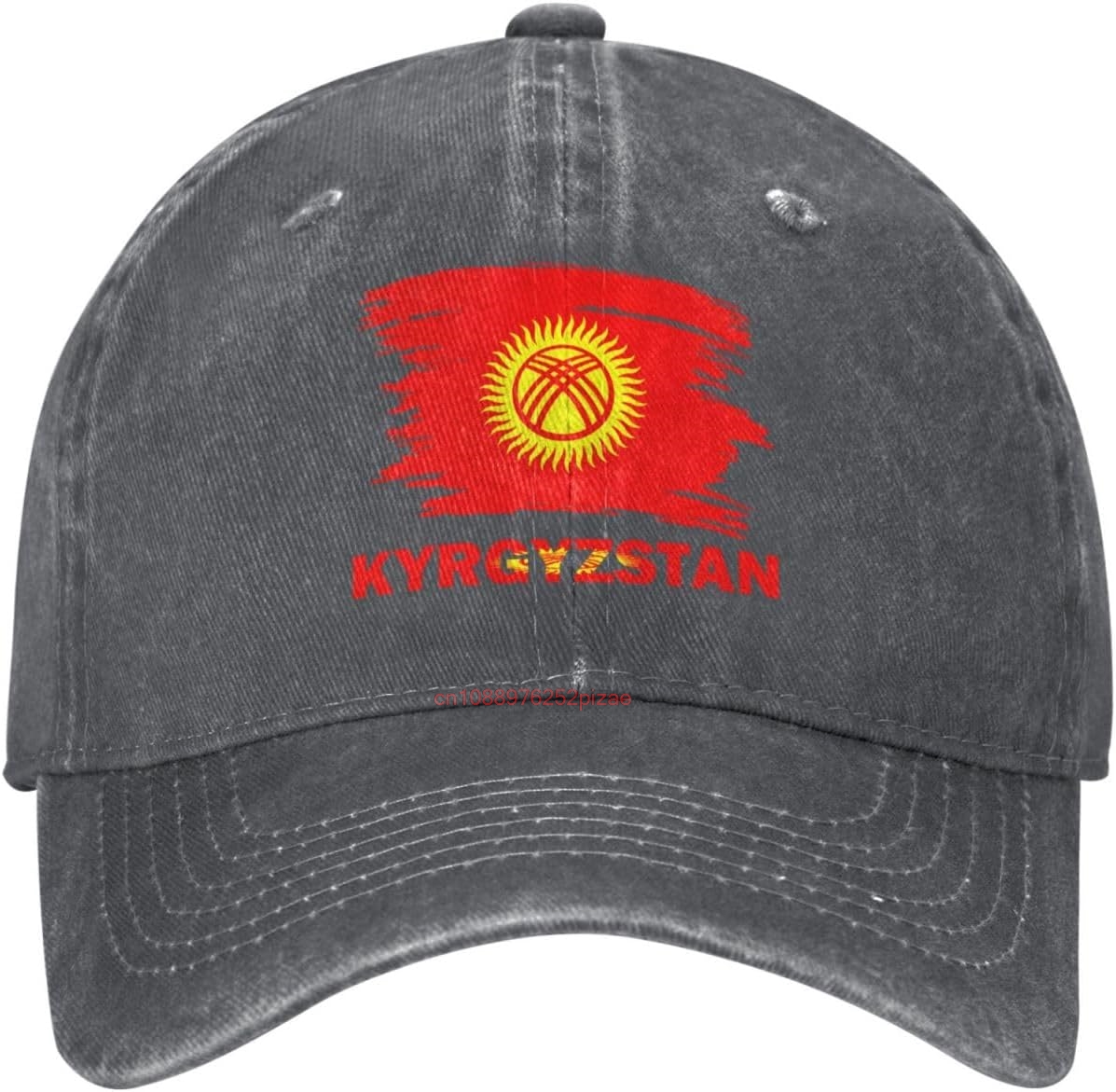Vintage Kyrgyzstan Flag Stylis - Dad Hat Cotton ulasan dan harga