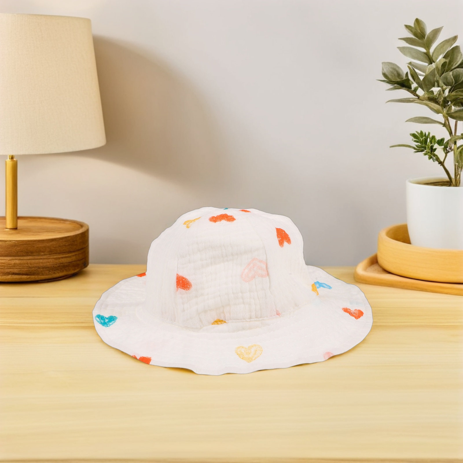 Baby Sun Hat Soft Cotton Breat - Bucket Hat Cotton ulasan dan harga