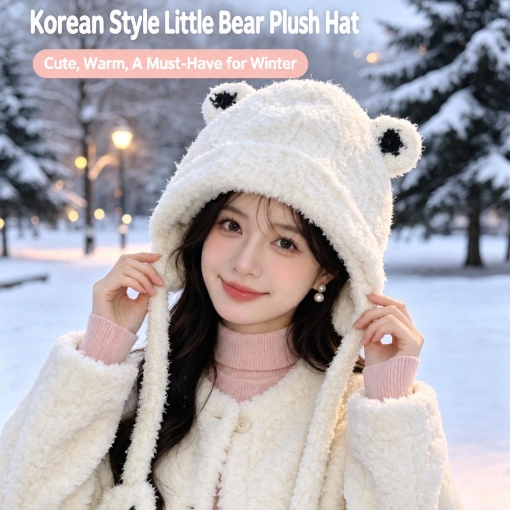 Polyester Trapper Hat Korean S - Trapper Hat Ear Flap ulasan dan harga