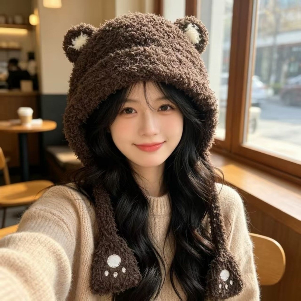 Polyester Trapper Hat Korean S - Trapper Hat Ear Flap ulasan dan harga