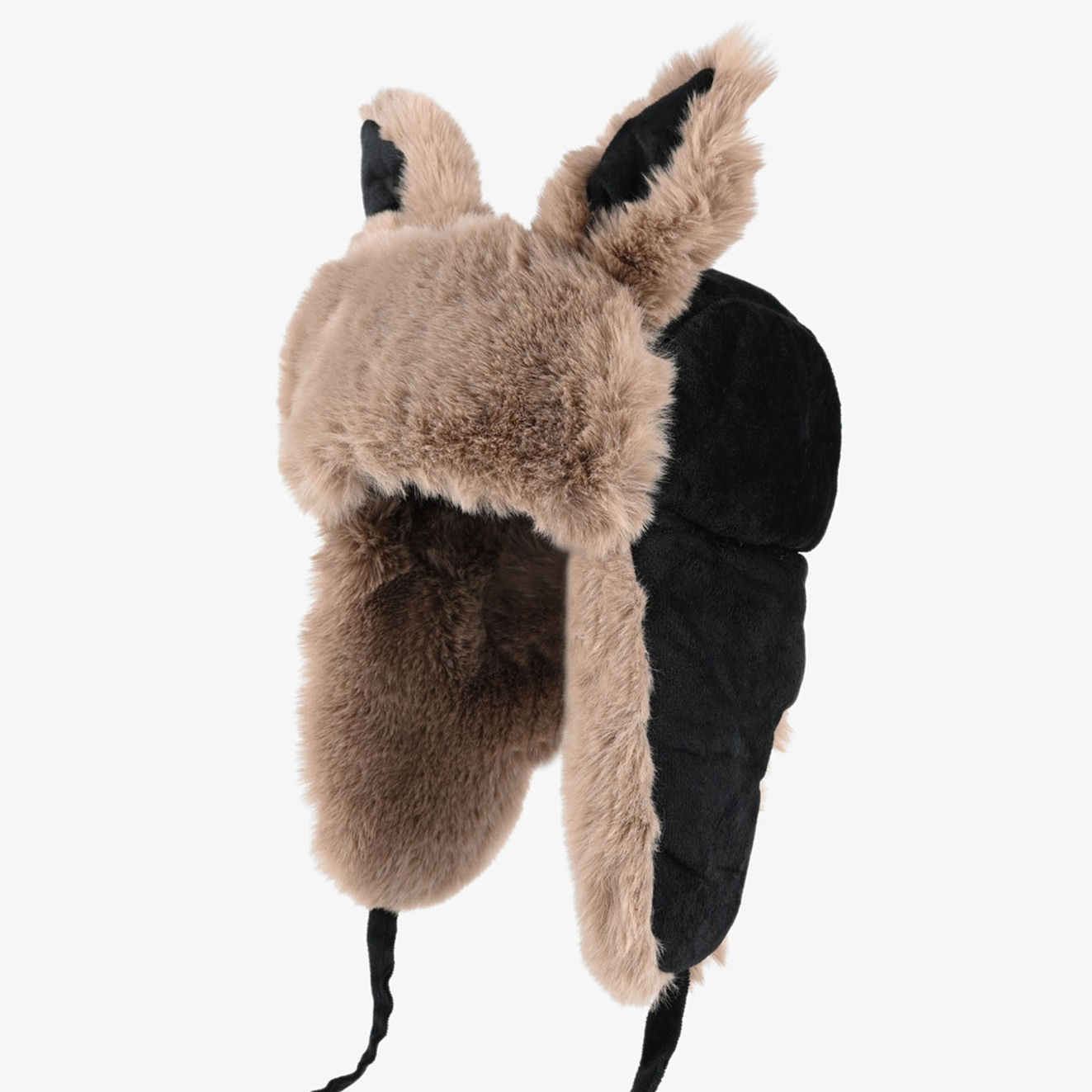 Khaki Cute Bunny Ear Trapper B - Trapper Hat Ear Flap ulasan dan harga