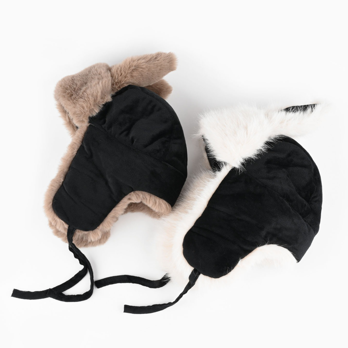 Khaki Cute Bunny Ear Trapper B - Trapper Hat Ear Flap ulasan dan harga