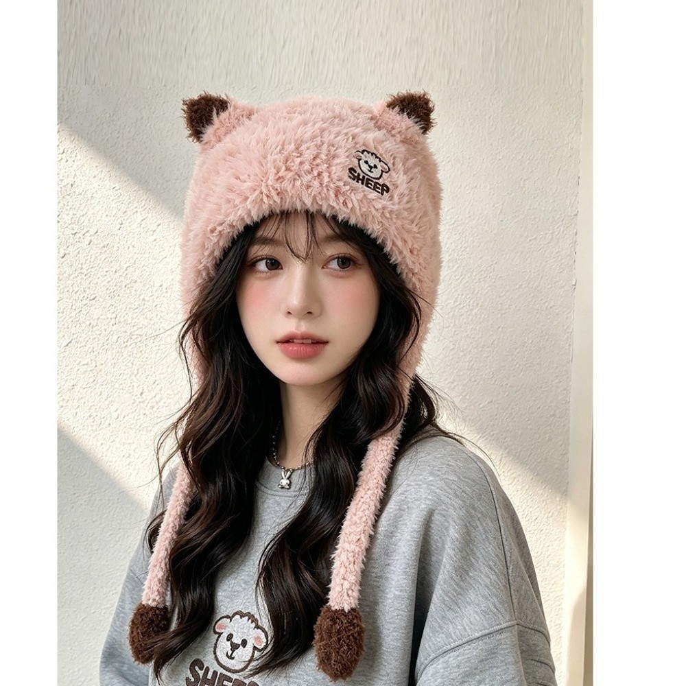 Winter Beanie Warm Ear Flap Ha - Trapper Hat Ear Flap ulasan dan harga