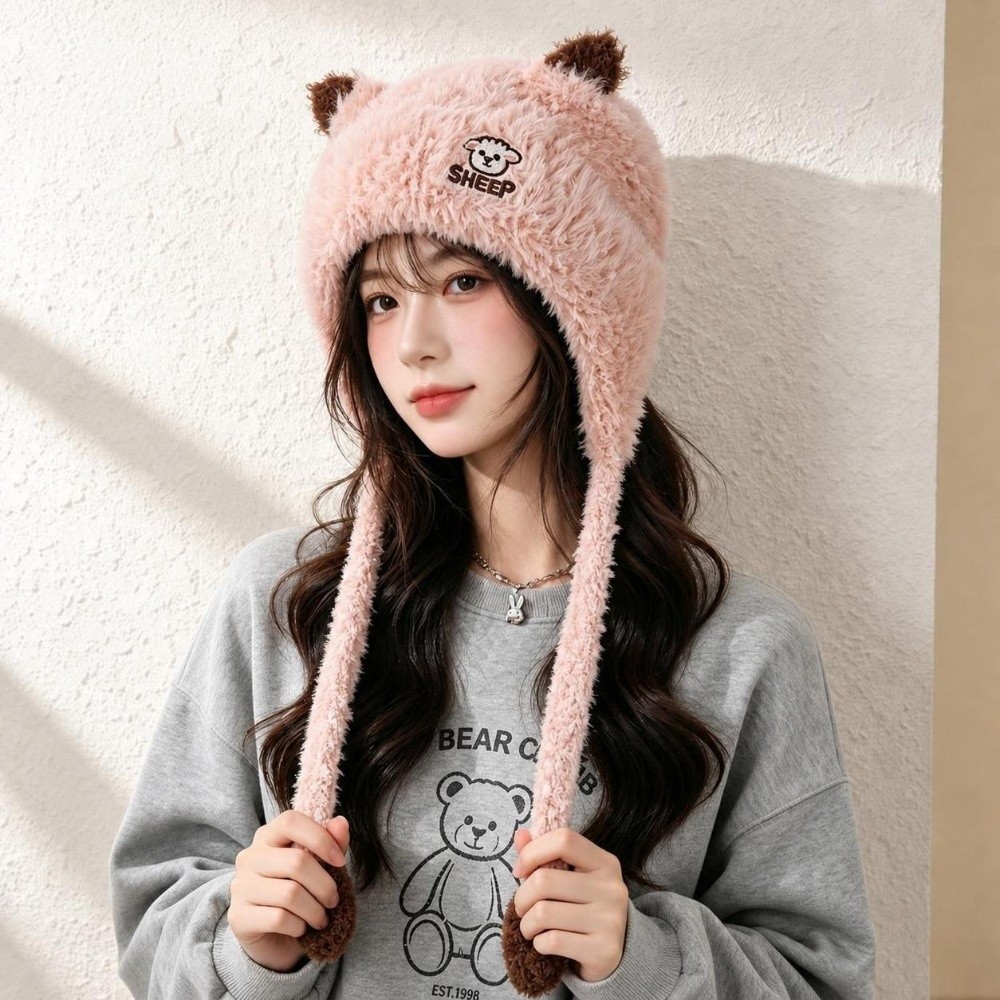 Winter Beanie Warm Ear Flap Ha - Trapper Hat Ear Flap ulasan dan harga