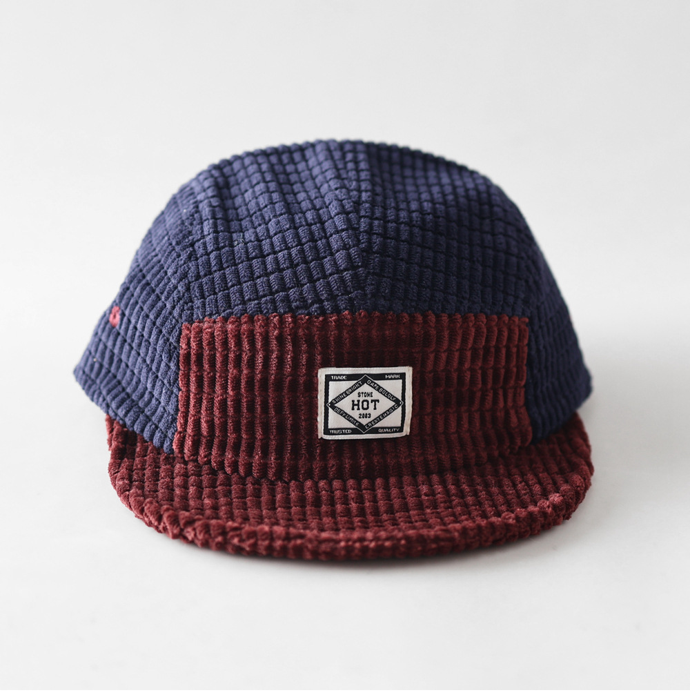 Autumn Winter New 5-Panel Colo - Corduroy Cap 5 Panel ulasan dan harga
