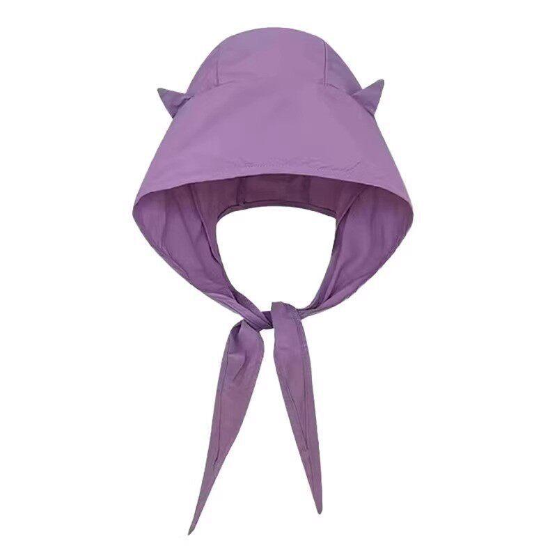 Cute Cat Ear Sun Visor Thin Ea - Visor Sun Hat ulasan dan harga
