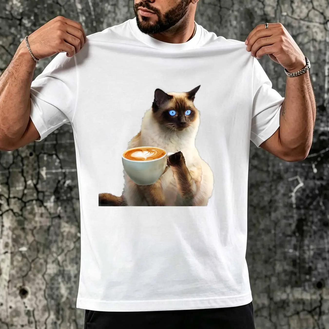 washed T Shirt Cat Heart Mom D - Dad Hat Cotton ulasan dan harga