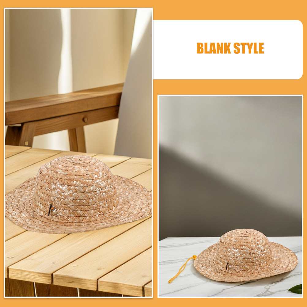 2Pcs Kids Straw Sun Hat Natura - Sun Hat Wide Brim ulasan dan harga