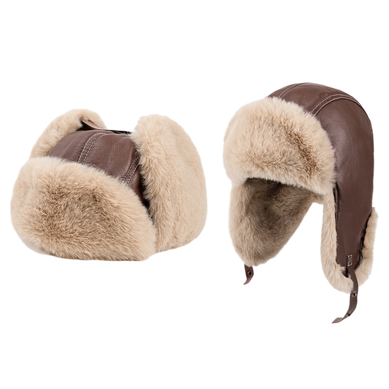 Winter Thick Warm Russian Usha - Trapper Hat Ear Flap ulasan dan harga
