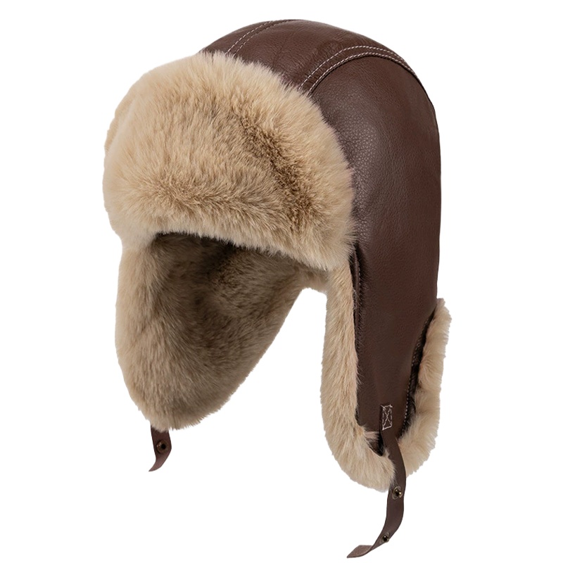 Winter Thick Warm Russian Usha - Trapper Hat Ear Flap ulasan dan harga
