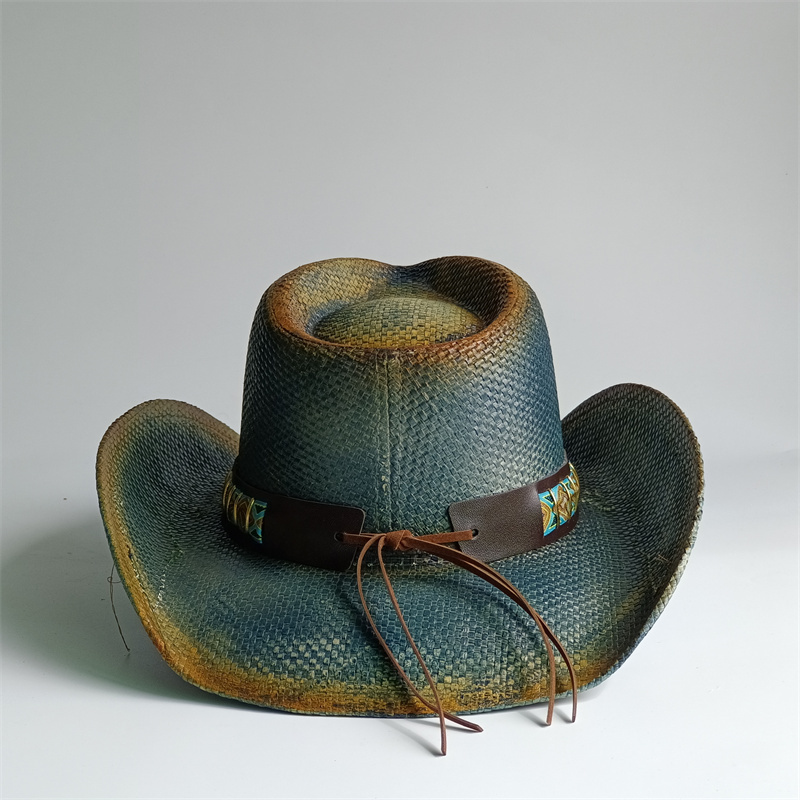 2026 Thickened knight cowboy h - Cowboy Hat Straw ulasan dan harga