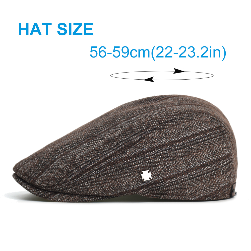 Winter Autumn Newsboy Cap Men  - Dad Hat Cotton ulasan dan harga