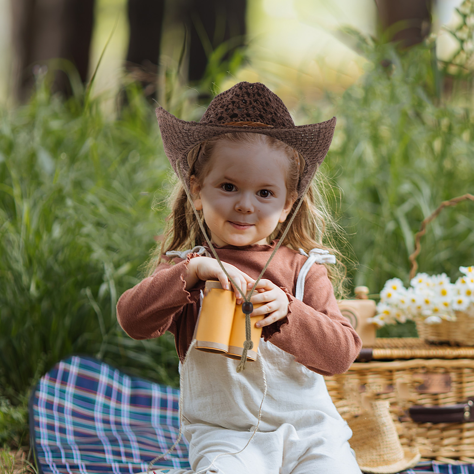 Kids Straw Sun Hat For Photo S - Sun Hat Wide Brim ulasan dan harga