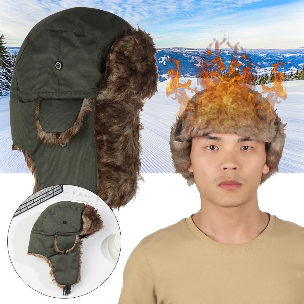 Warm Earflap Trapper Winter Ca - Trapper Hat Ear Flap ulasan dan harga