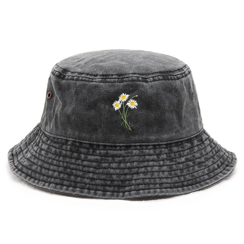 Customize Flower Cotton Washed - Bucket Hat Cotton ulasan dan harga